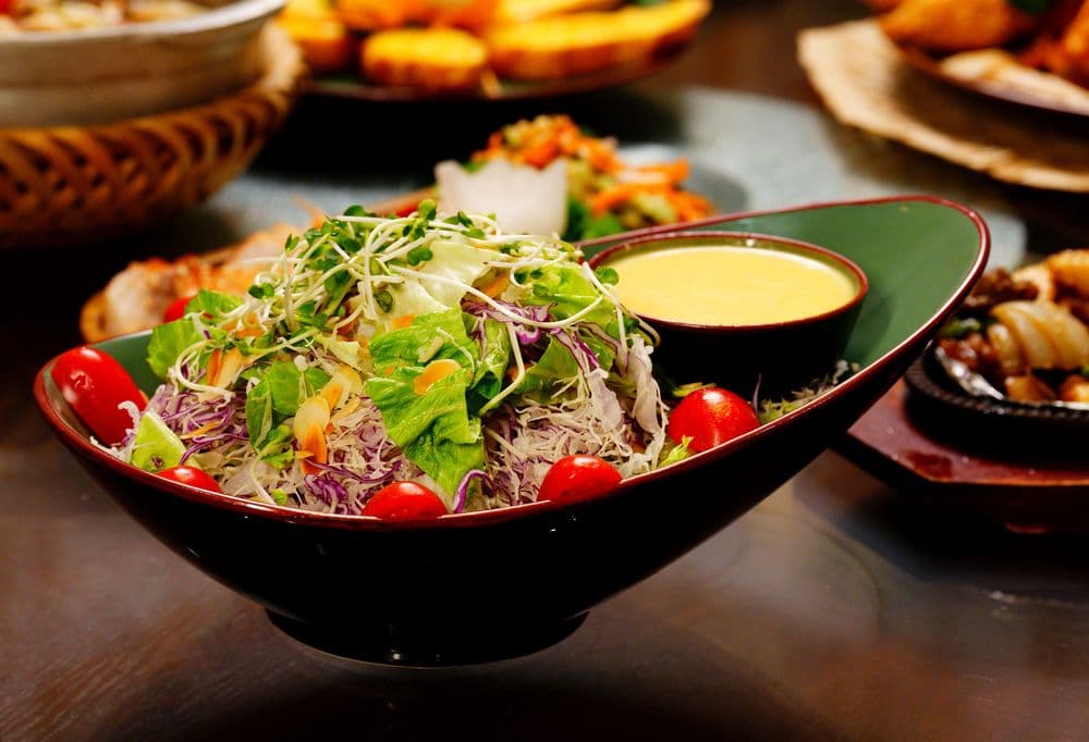 Salad Rau Trộn Sốt Chanh Leo