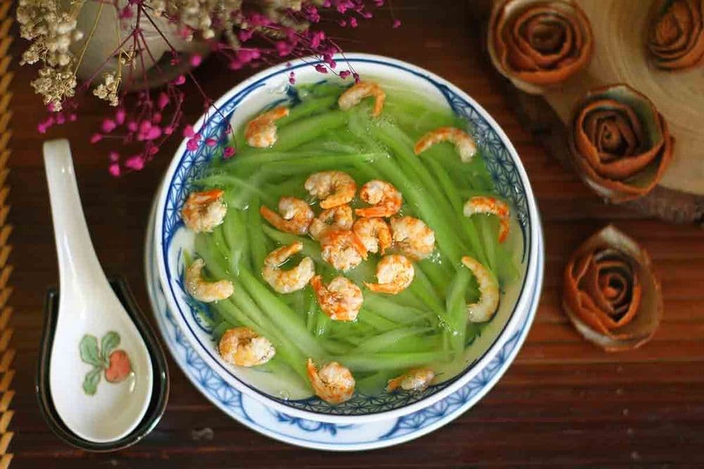 Canh Tôm Bầu