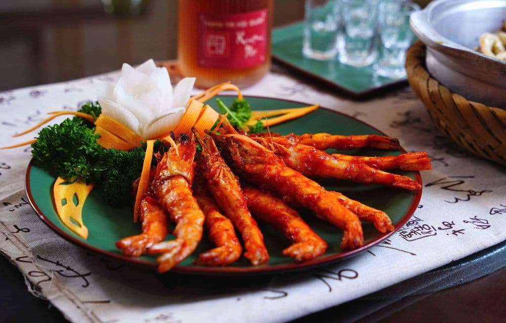 Tôm Nướng Muối Ớt