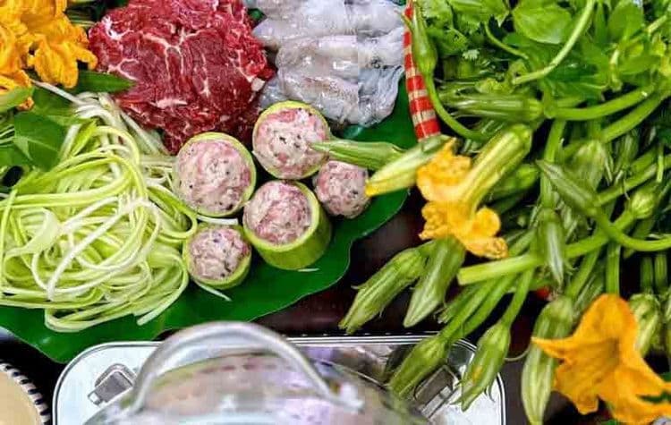 Rau Lẩu Tôm Bầu