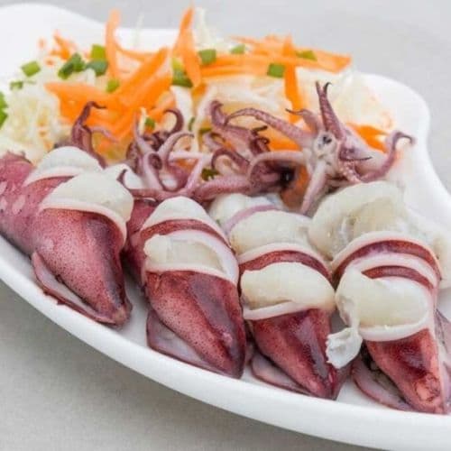Mực Trứng Hấp Cần Tỏi